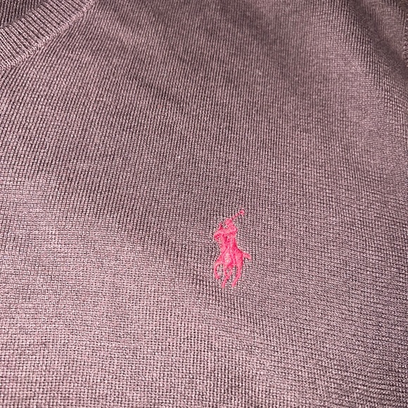 polo ralph lauren sweater vest Pima Cotton men’s Size 3XB Brown Preppy Casual - Picture 3 of 6